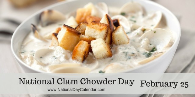 clam chowder day
