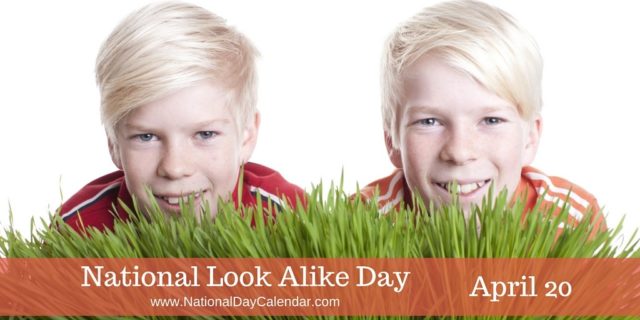 National Look Alike Day