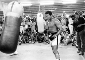 Muhammad Ali trains for his second fight with Leon Spinks in New Orleans, August 1978, Ali managed to win back the Heavyweight title for a third and final time. Action Images / MSI