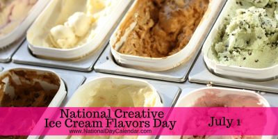 National Creative Ice Cream Flavors Day
