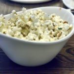 Popcorn with truffle oil