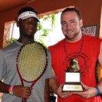 Chad Van Horn and Desmond at Tennis Event