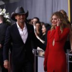 Musicians Tim McGraw and Faith Hill arrive at the 59th Annual Grammy Awards in Los Angeles
