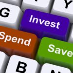storyblocks/Save Spend Invest Keys Showing Financial Choices