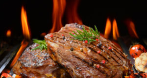 https://www.freepik.com/premium-photo/grilled-beef-steak-with-vegetable-flaming-grill_5383402.htm
