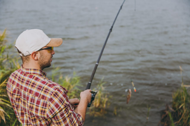 https://www.freepik.com/free-photo/side-view-young-unshaven-man-checkered-shirt-cap-sunglasses-pulls-out-fishing-pole-with-caught-fish-lake-from-shore-near-shrubs-reeds-lifestyle-recreation-fisherman-leisure-concept_16558246.htm#page=2&query=fly%20fishing&position=15