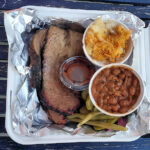 BBQ Brisket with two sides