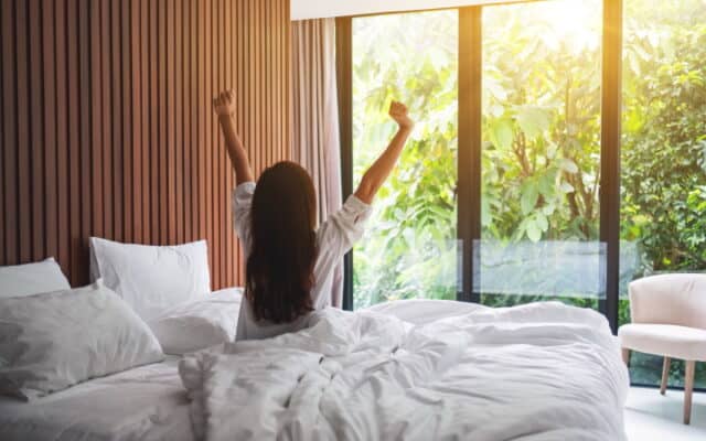 https://www.freepik.com/premium-photo/rear-view-woman-stretching-after-waking-up-morning-looking-beautiful-nature-view-outside-bedroom-window_8648560.htm#query=waking%20up&position=47&from_view=search
