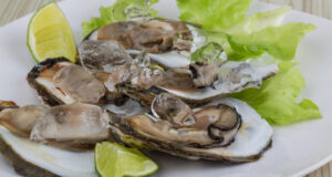 https://www.vecteezy.com/photo/12471753-fresh-oyster-on-the-plate-and-wooden-background