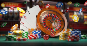 https://www.freepik.com/premium-photo/casino-roulette-cards-dice-chips-slot-machine-background-3d-illustration_16971618.htm#query=online%20casino&position=16&from_view=search&track=sph