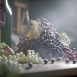 making grape wine illustration Generative AI