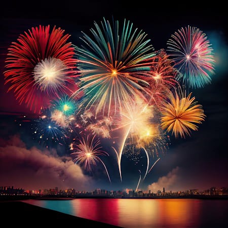 https://www.freepik.com/premium-photo/colorful-fireworks-night-sky-ocean_39965423.htm#query=fireworks&position=22&from_view=search&track=sph