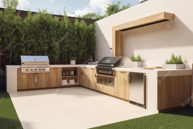 https://www.freepik.com/premium-ai-image/barbecue-area-with-grill-table-with-bench_44096673.htm#query=outdoor%20kitchen&position=18&from_view=search&track=ais