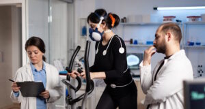 https://www.freepik.com/free-photo/athlete-woman-with-mask-running-gym-bycle-trainning-body-endurance-while-researcher-doctor-measuring-heart-rate-monitoring-egk-data-laboratory-sportwoman-with-medical-electrodes-it_21136495.htm#query=physical%20stress%20test&position=30&from_view=search&track=ais