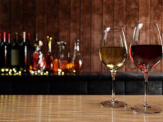 https://www.vecteezy.com/photo/6667071-red-and-white-wine-in-clear-glass-many-blurred-wine-whisky-and-brandy-bottle-backgrounds-place-it-on-a-wooden-and-mable-floor-with-a-wooden-board-wall-the-cellar-tasting-production-concept